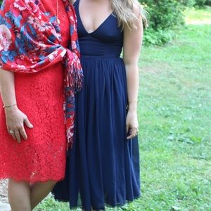 Dress the population midi dress